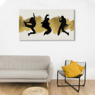 Картина Gold Dance Malevich Store 50x100 см (K0024)