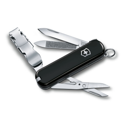 Швейцарський ніж Victorinox NailClip 580 65 мм 8 функцій Чорний (0.6463.3)