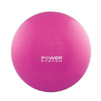 М'яч для фітнесу та гімнастики Power System PS-4013 Pro Gymball 75 cm Pink (4013PI-0)