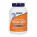 DHA-500 / докозагексаєнова кислота Now Foods 180 желатинових капсул (NF1613)