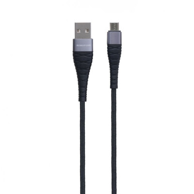 Кабель Borofone BX32 Munificent USB - microUSB 0.25 m 5A Black