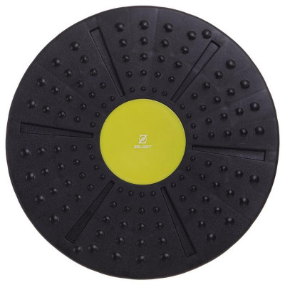 Диск балансувальний Zelart BALANCE BOARD FI-2581 MD1420 80х380 мм Чорно-зелений (SK000157)