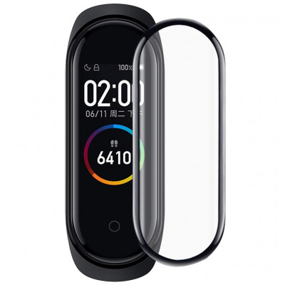 Захисна плівка для Mi Band 5 повна щільна покриття з рамкою BeWatch Сlear (1039905)