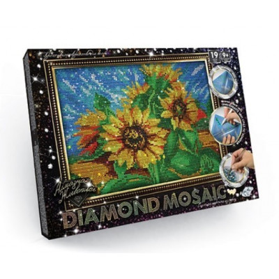 Алмазна мозаїка Danko Toys DIAMOND MOSAIC Соняшник