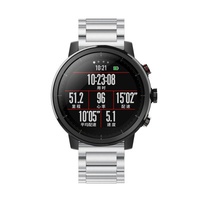 Ремінець BeWatch для Amazfit Stratos / Pace Сріблястий (1020405)