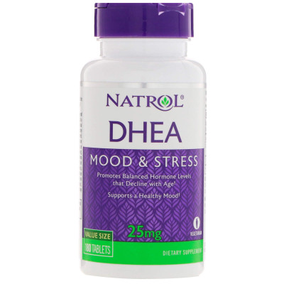 Дегідроепіандростерон DHEA Natrol 25 мг 180 таблеток (28082)