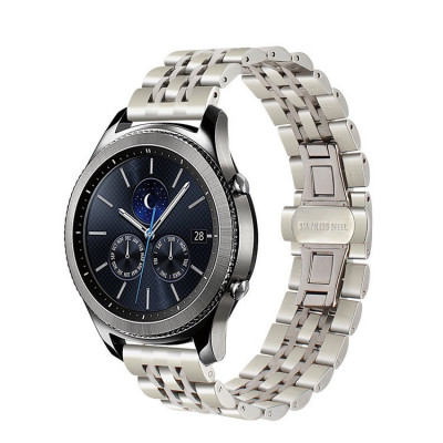 Ремінець BeWatch classic сталевий Link Xtra для Samsung Gear S3 Silver (1021405)