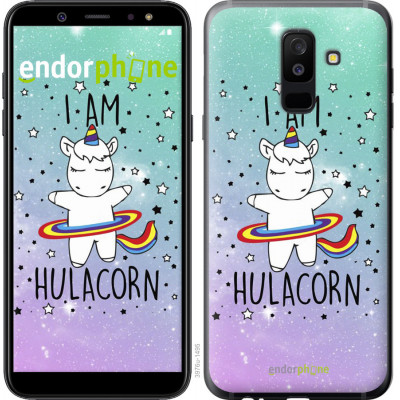 Пластиковий чохол Endorphone на Samsung Galaxy A6 Plus 2018 I'm hulacorn (3976t-1495-26985)