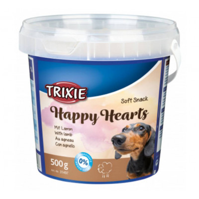 М'які ласощі для собак Trixie Soft Snack Happy Hearts 500 гр