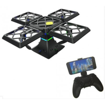 Квадрокоптер Drone Knight Cube 414 з WiFi камерою Black (SMT15592759456)