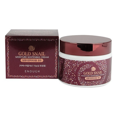 Крем для обличчя Enough Репліка Gold Snail Moisture Whitening 50 мл