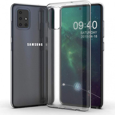 TPU чохол Epik Transparent для Samsung Galaxy A71 Transparent (871269)