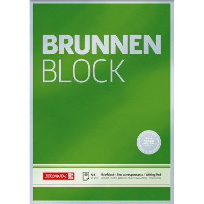 Блокнот Brunnen А4 на верхньому склеюванні нелінований 50 аркушів 90 г/м2 1052826