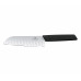 Кухонний ніж Victorinox Swiss Modern Santoku 17 см Чорний (6.9053.17KB)