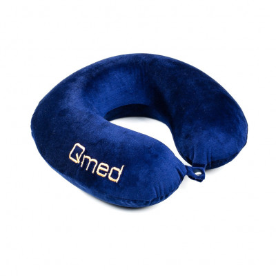 Дорожня подушка для подорожей Qmed Travelling Pillow Синя