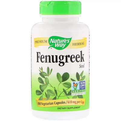 Пажитник Nature's Way Fenugreek Seed 610 мг 180 капсул (NWY14610)