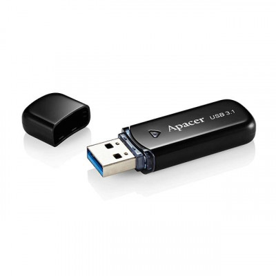 Flash Drive Apacer AH355 64GB (AP64GAH355B-1) Black (6344747)