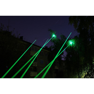 Лазерна указка ooops Laser Green Pointer 5 насадок (0689)