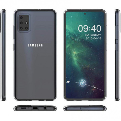 TPU чохол Epik Transparent для Samsung Galaxy A71 Transparent (871269)