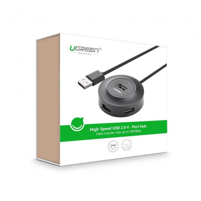 USB хаб/концентратор/розгалужувач Ugreen на 4 USB 2.0 порти CR106 (50261)