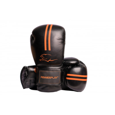 Боксерські рукавиці PowerPlay 3016 10 унцій Чорно-Оранжеві (PP_3016_10oz_Black/Orange)