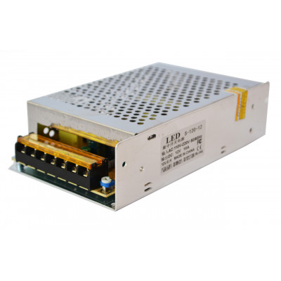 Блок живлення UKC 100-240V DC 12V 10A металевий (hub_np2_0570)