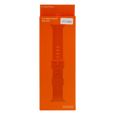 Ремінець ANCHOR Watch Band Silicone Shine Apple Watch 49 / Watch 45/ Watch 44 / Watch 42 mm Orange Red