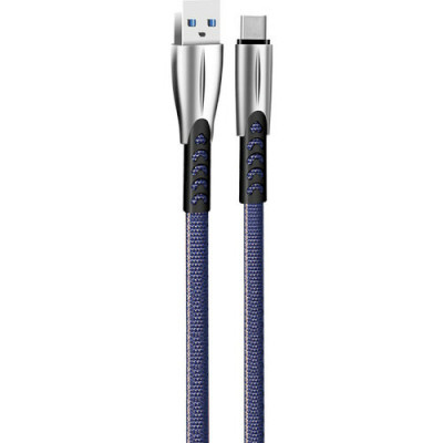 Кабель ColorWay USB-USB Type-C 2.4А 1м Blue (CW-CBUC012-BL)