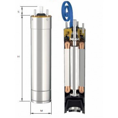 Насос для свердловин Panelli 95 PR 1 N/45 (95pr1n45)