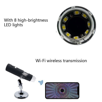 Wifi мікроскоп цифровий акумуляторний з 1000Х кратним збільшенням KKMOON BW-1000 (100678)