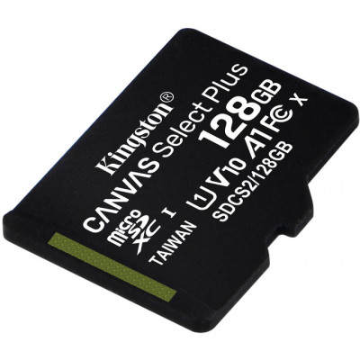 Карта пам'яті Kingston microSDXC 128Gb Canvas Select + A1 (R100/W85) (6531047)