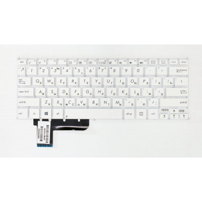 Клавіатура для ноутбука Asus X201/X202/S200/ White RU (A1567)