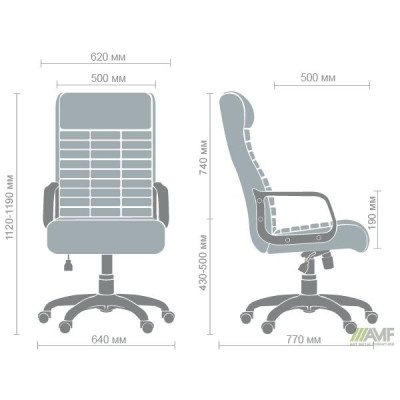 Крісло AMF Art Metal Furniture Атлетик Пластик-М Неаполь N-20