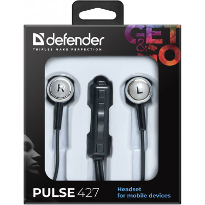 Гарнітура Defender Pulse 427 Black/Silver (63427) (6232787)