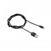 Кабель Canyon USB - Lightning 1м Black (CNS-MFICAB01B)