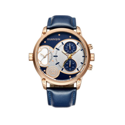 Годинник Guanqin GS19087 CL Gold-Blue-Blue (GS19087GBlBl)