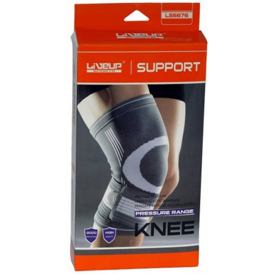 Фіксатор коліна LiveUp Knee Support Grey (LS5676)