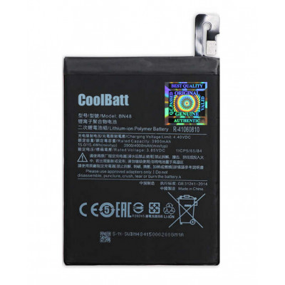 Батарея CoolBatt для Xiaomi BN48 Redmi Note 6 Pro (2000000034942)