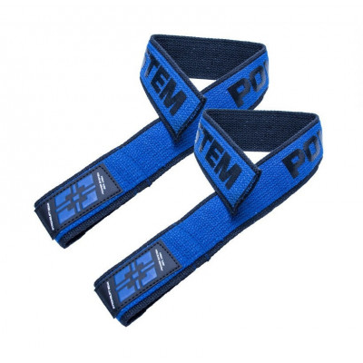 Кістові ремені Power System PS-3401 Lifting Straps Duplex Чорно-синій