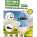 Ліхтар-лампа кемпінгова GDTimes GD-071 із сонячною панеллю White-Blue (3_03151)