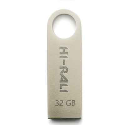 Флеш пам'ять Hi-Rali Shuttle USB 2.0 32GB Steel