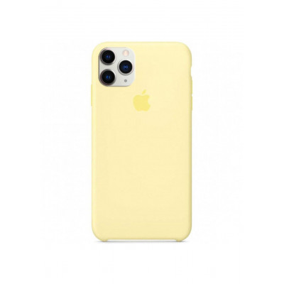 Чохол силіконовий soft-touch RCI Silicone Case для iPhone 11 Pro Max Mellow Yellow