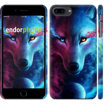 Силіконовий чохол Endorphone на iPhone 7 Plus Арт-вовк (3999u-337-26985)