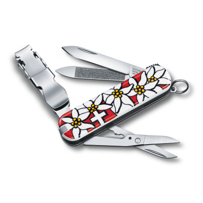 Швейцарський ніж Victorinox NailClip 580 Edelweiss 65 мм 8 функцій Різнокольоровий (0.6463.840)