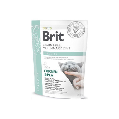 Корм для котів Brit Veterinary Diet Struvite із захворюванням сечових шляхів 400 г із куркою