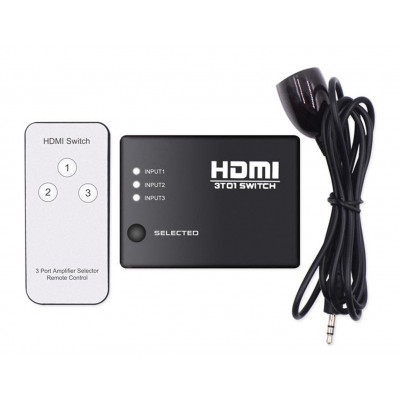 HDMI-перемикач Digital SY-301 Чорний (20053100277)