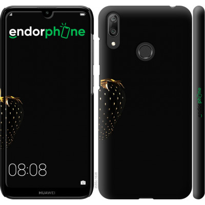 Силіконовий чохол Endorphone на Huawei Y7 2019 Чорна полуниця (3585u-1638-26985)