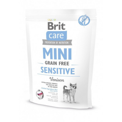 Сухий корм Brit Care GF Mini Sensitive 0,4 kg (для собак мініатюрних порід з чутливим травленням)