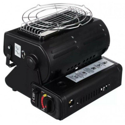 Портативна газова плита RIAS Gas Heater з функцією обігрівача 1.3 кВт (3_01607)