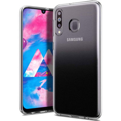 TPU чохол Epik Transparent для Samsung Galaxy M30 Transparent (896974)